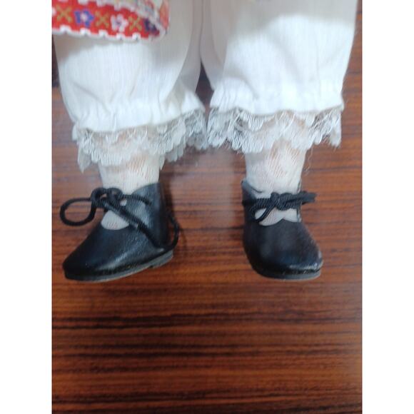 Vintage American Dreams Porcelain Doll/Musicbox Red White Blue Marta Poland - Picture 7 of 13